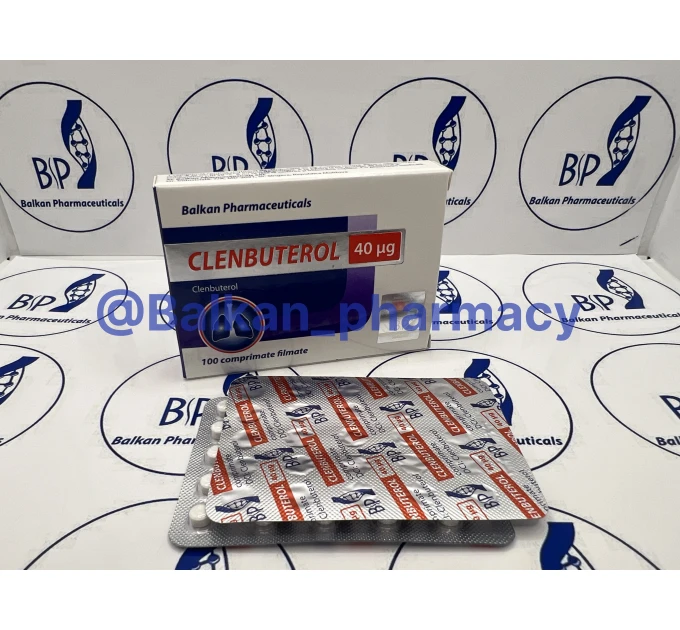 Clenbuterol Balkan Pharmaceuticals 100 tab - 40mcg/tab