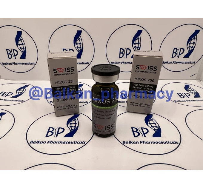 Mixos 250 Swiss - Testosterone Propionate 100mg Drostanolone Propionate 75mg Trenbolone Acetate 75mg